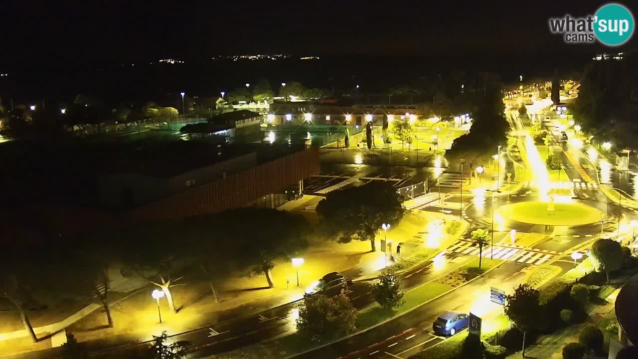 Portorose Live Webcam – vista sulla marina e i campi da tennis