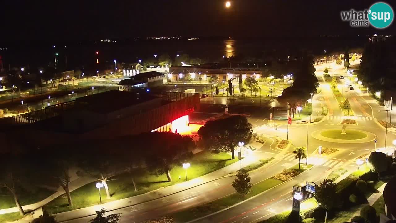 Portorose Live Webcam – vista sulla marina e i campi da tennis