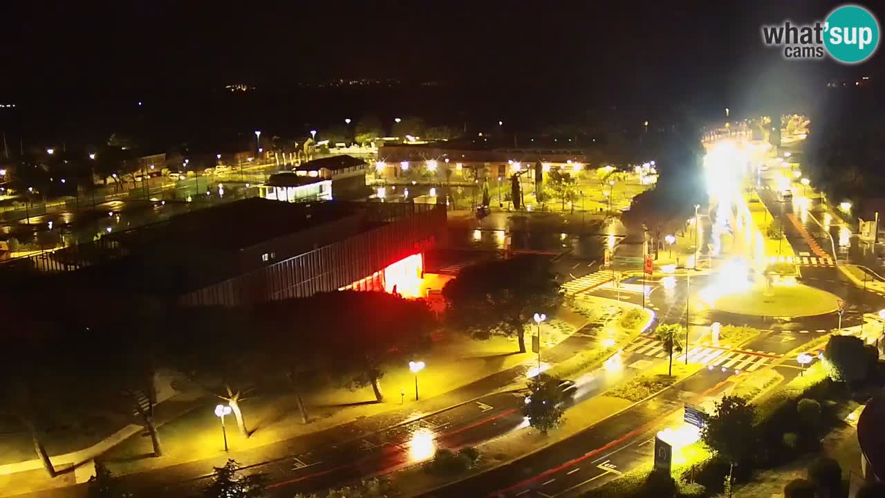 Portorose Live Webcam – vista sulla marina e i campi da tennis