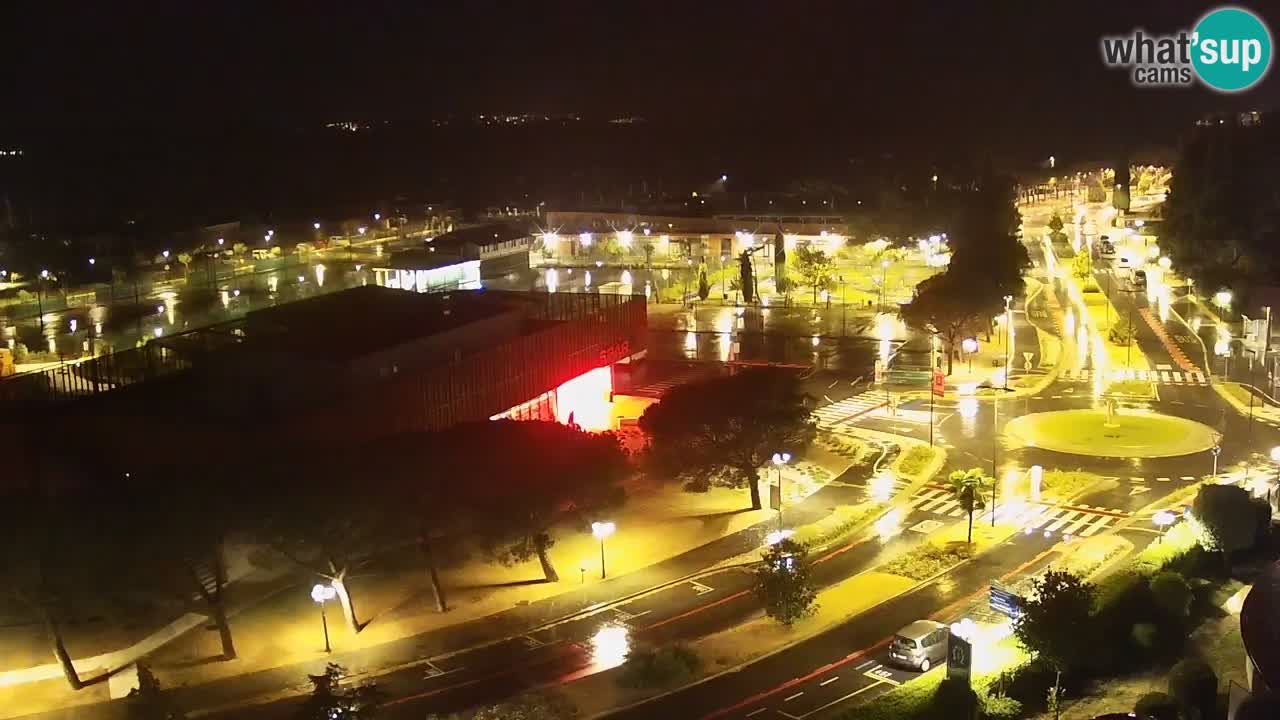 Portorose Live Webcam – vista sulla marina e i campi da tennis