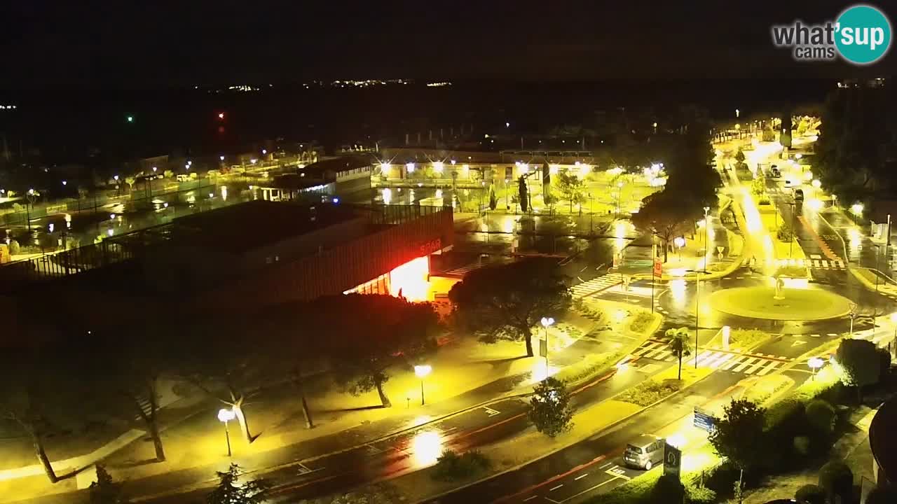 Portorož Live Webcam – view of the marina and tennis courts