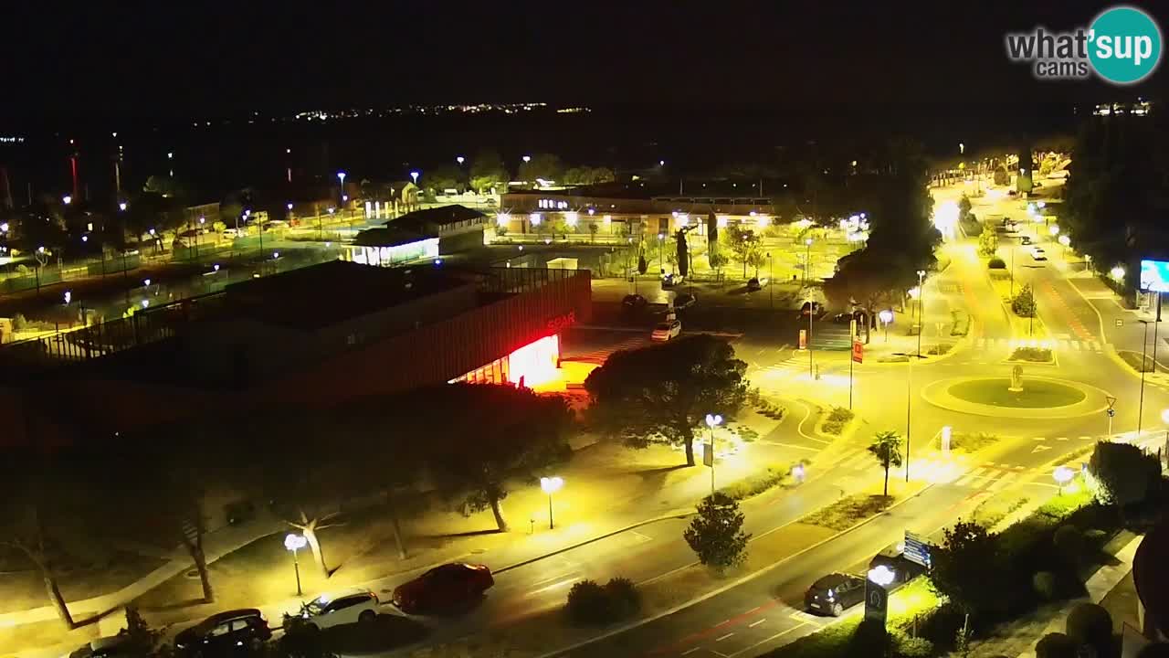 Portorose Live Webcam – vista sulla marina e i campi da tennis