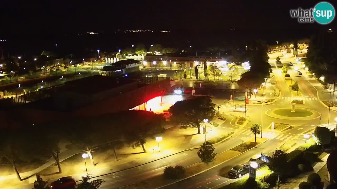 Portorose Live Webcam – vista sulla marina e i campi da tennis