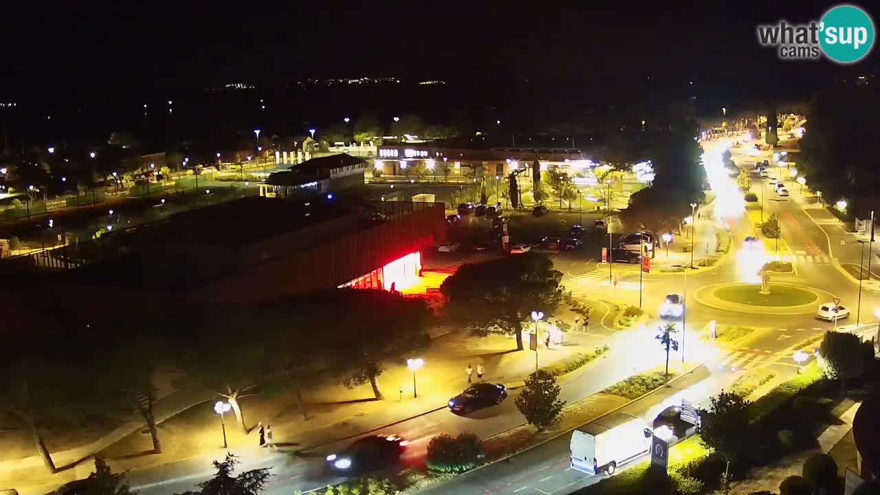 Portorose Live Webcam – vista sulla marina e i campi da tennis