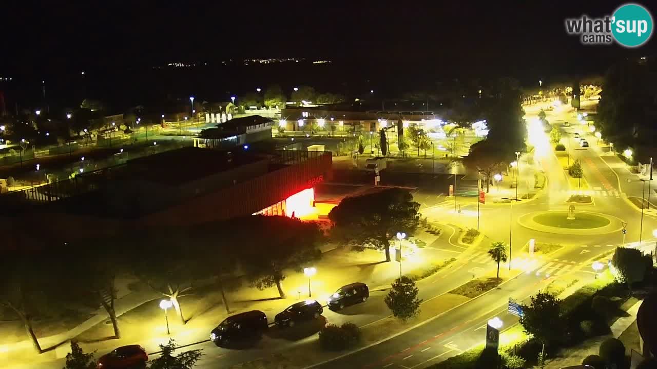 Portorose Live Webcam – vista sulla marina e i campi da tennis