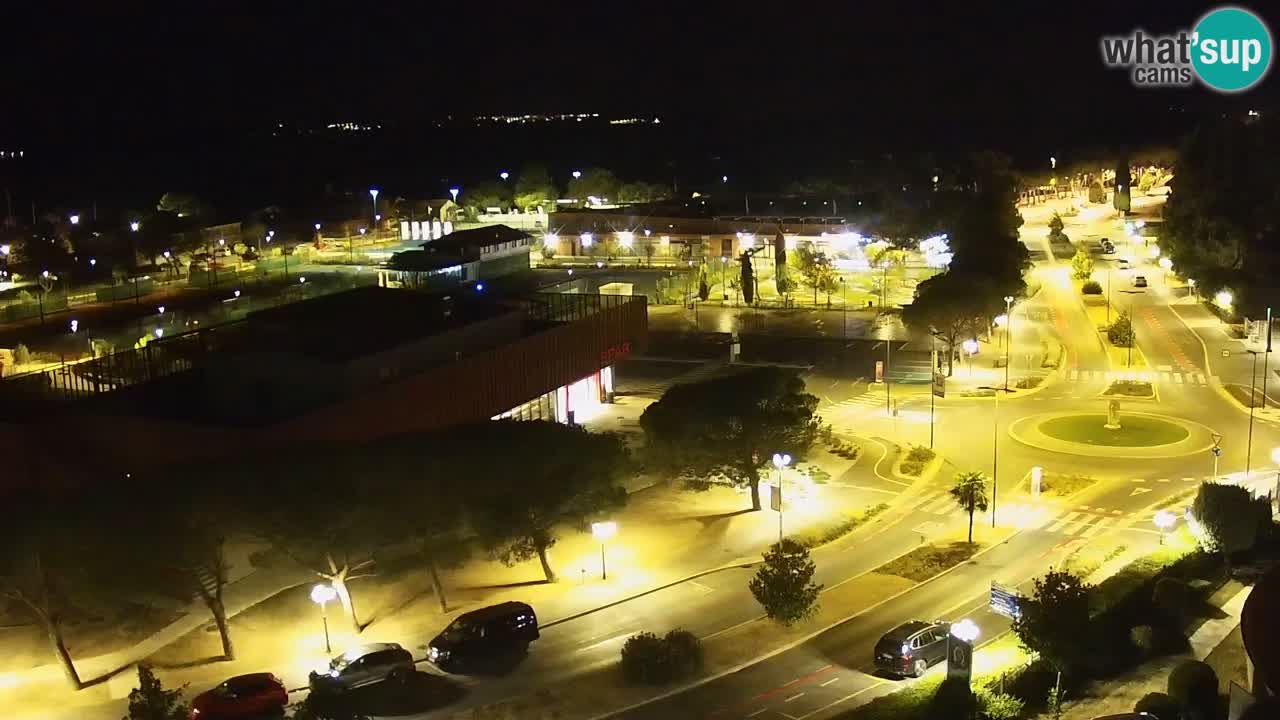 Portorose Live Webcam – vista sulla marina e i campi da tennis