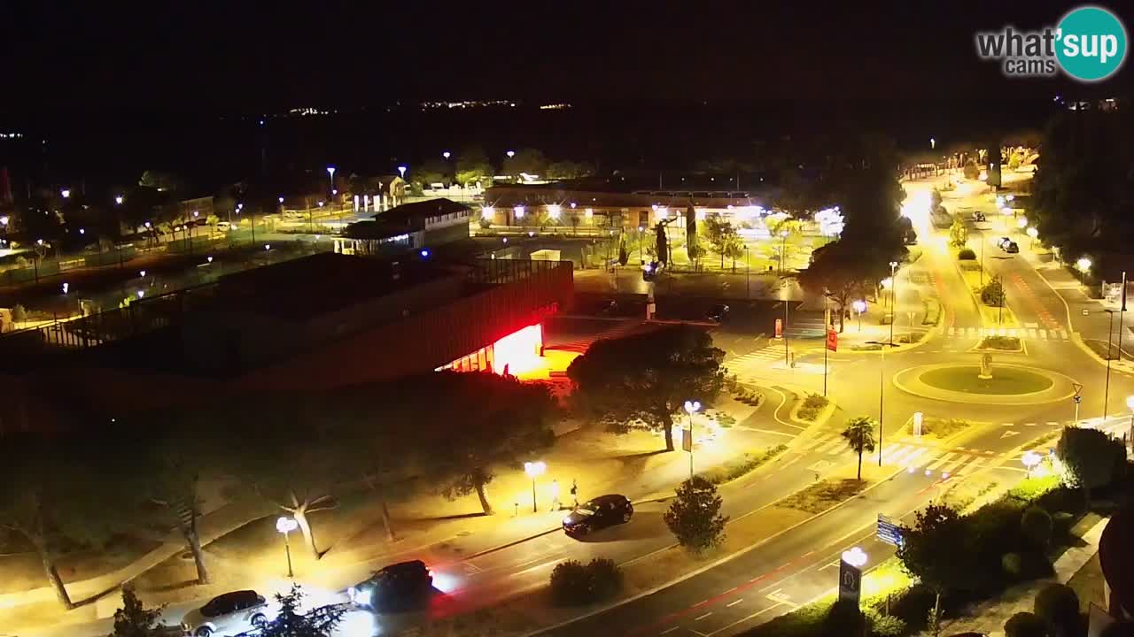 Portorož Live Webcam – view of the marina and tennis courts