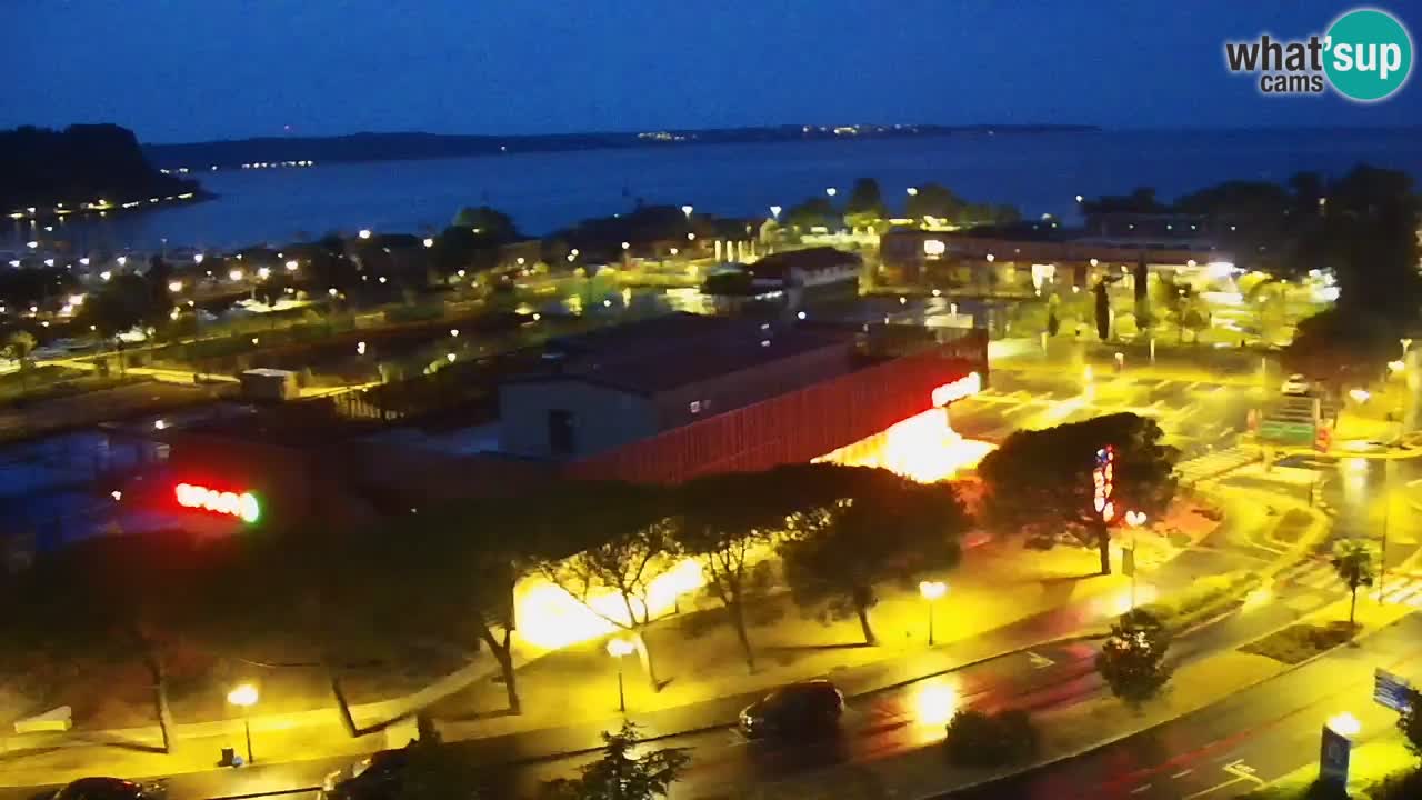 Portorose Live Webcam – vista sulla marina e i campi da tennis