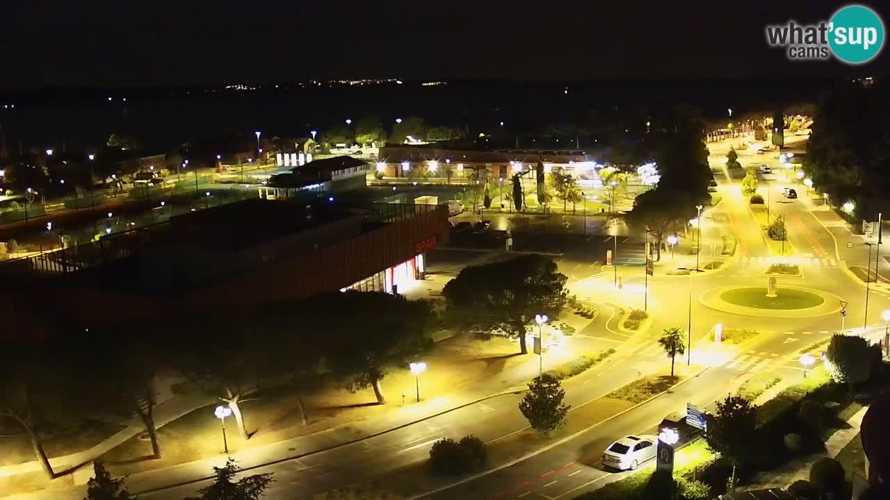 Portorose Live Webcam – vista sulla marina e i campi da tennis