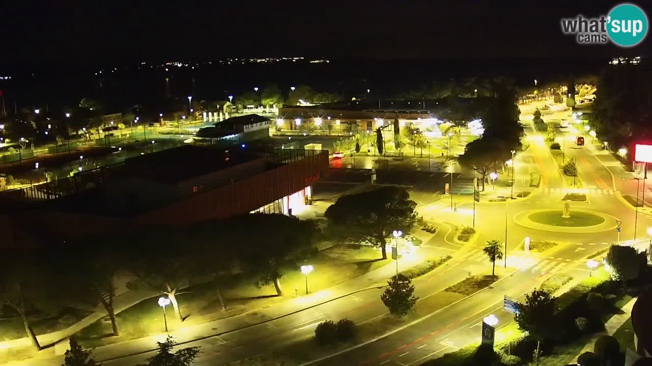 Portorose Live Webcam – vista sulla marina e i campi da tennis