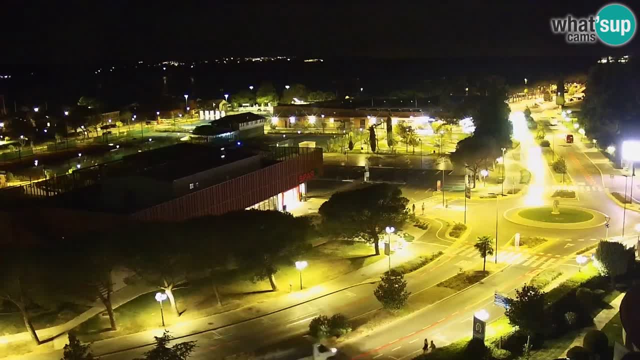 Portorož Live Webcam – view of the marina and tennis courts