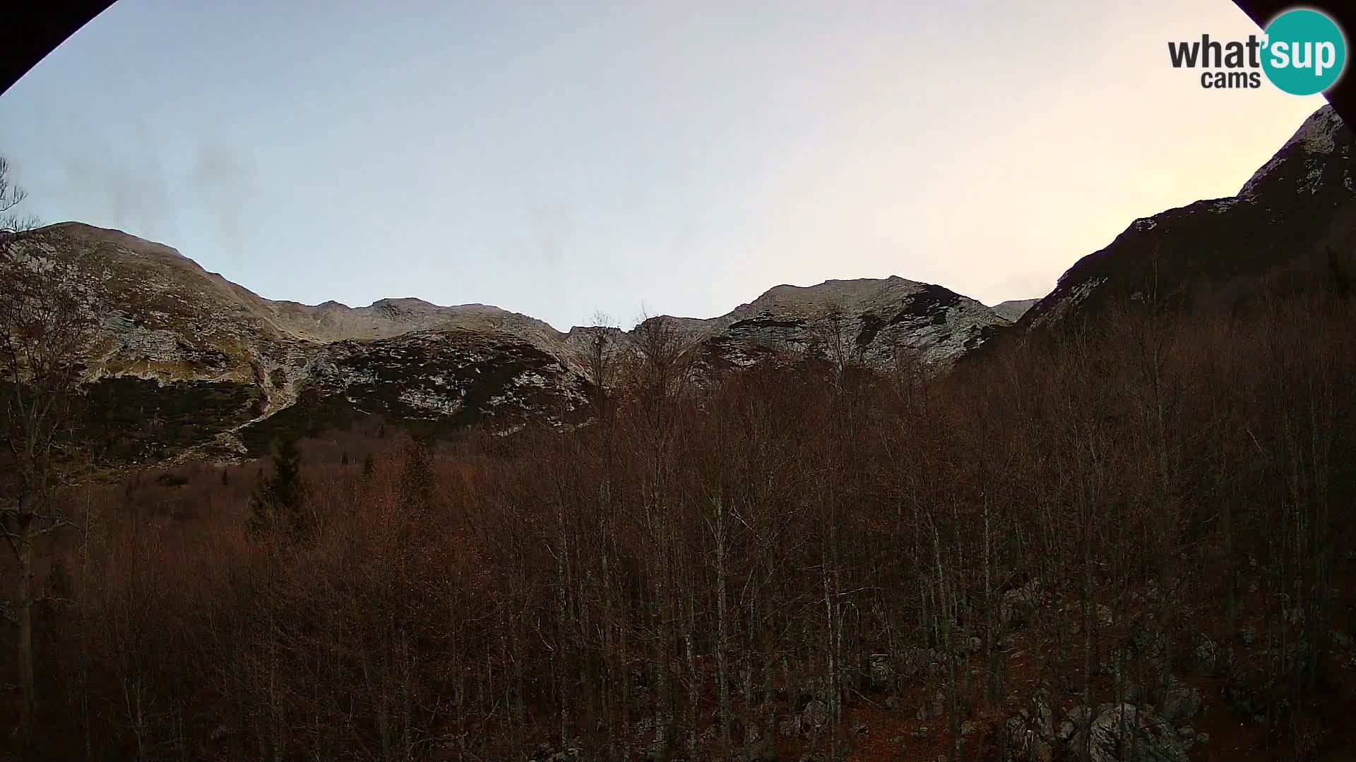 Cámara web PLANINA RAZOR (1315) | vista a Vogel y Globoko