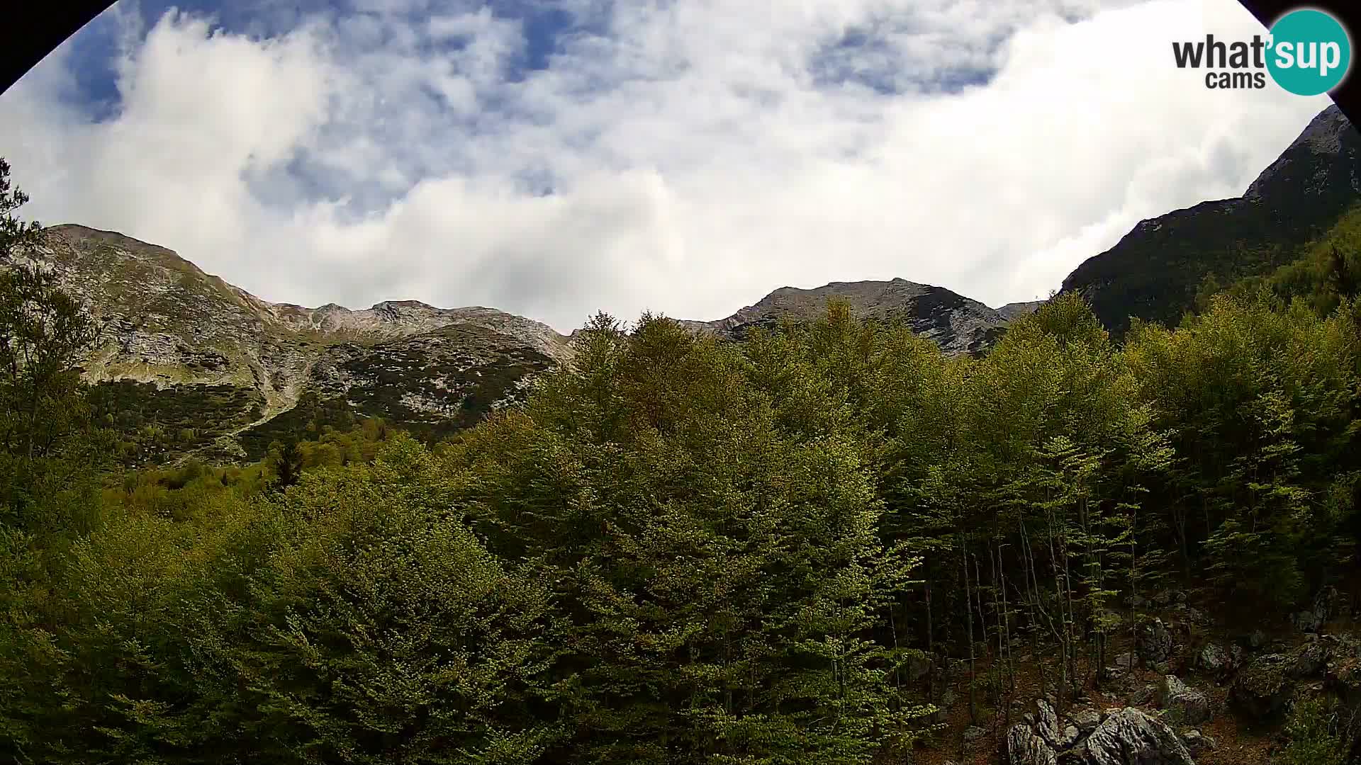 Cámara web PLANINA RAZOR (1315) | vista a Vogel y Globoko