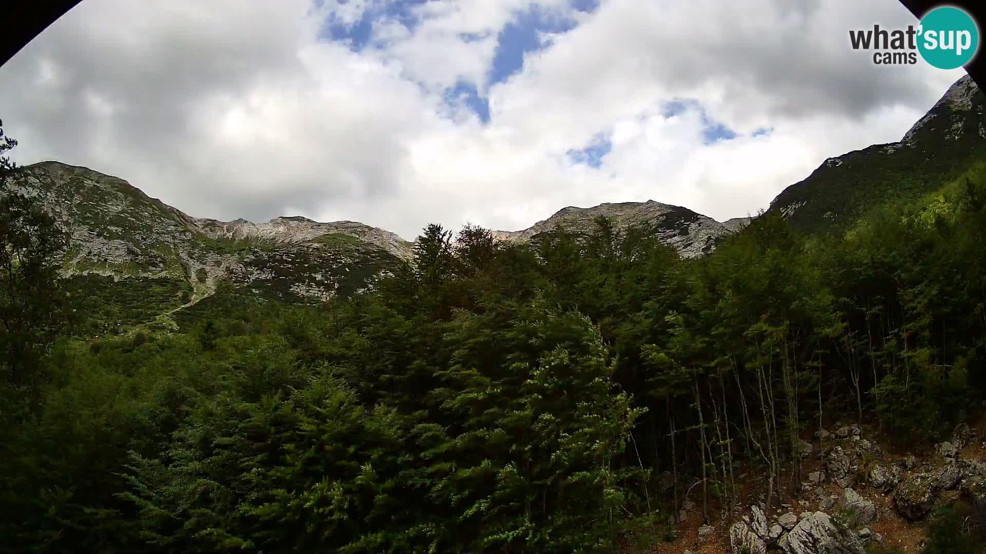 PLANINA RAZOR webcam (1315) | view to Vogel and Globoko