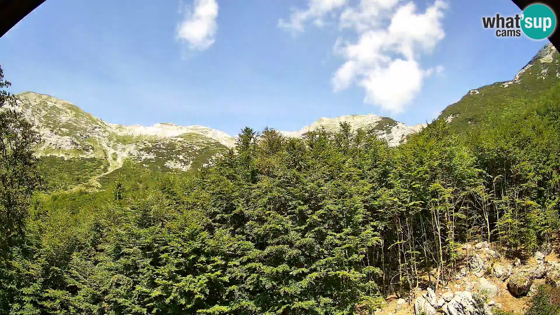 PLANINA RAZOR webcam (1315) | view to Vogel and Globoko