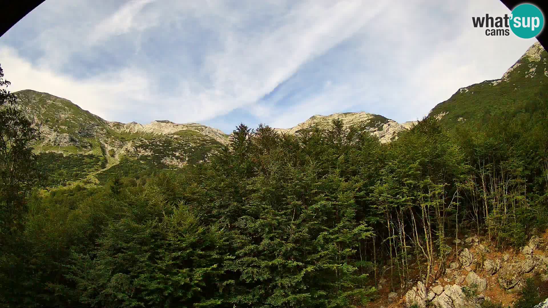 Cámara web PLANINA RAZOR (1315) | vista a Vogel y Globoko