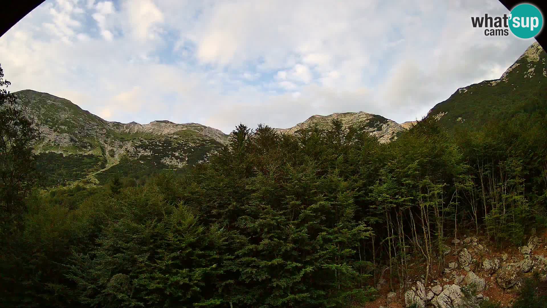 Cámara web PLANINA RAZOR (1315) | vista a Vogel y Globoko