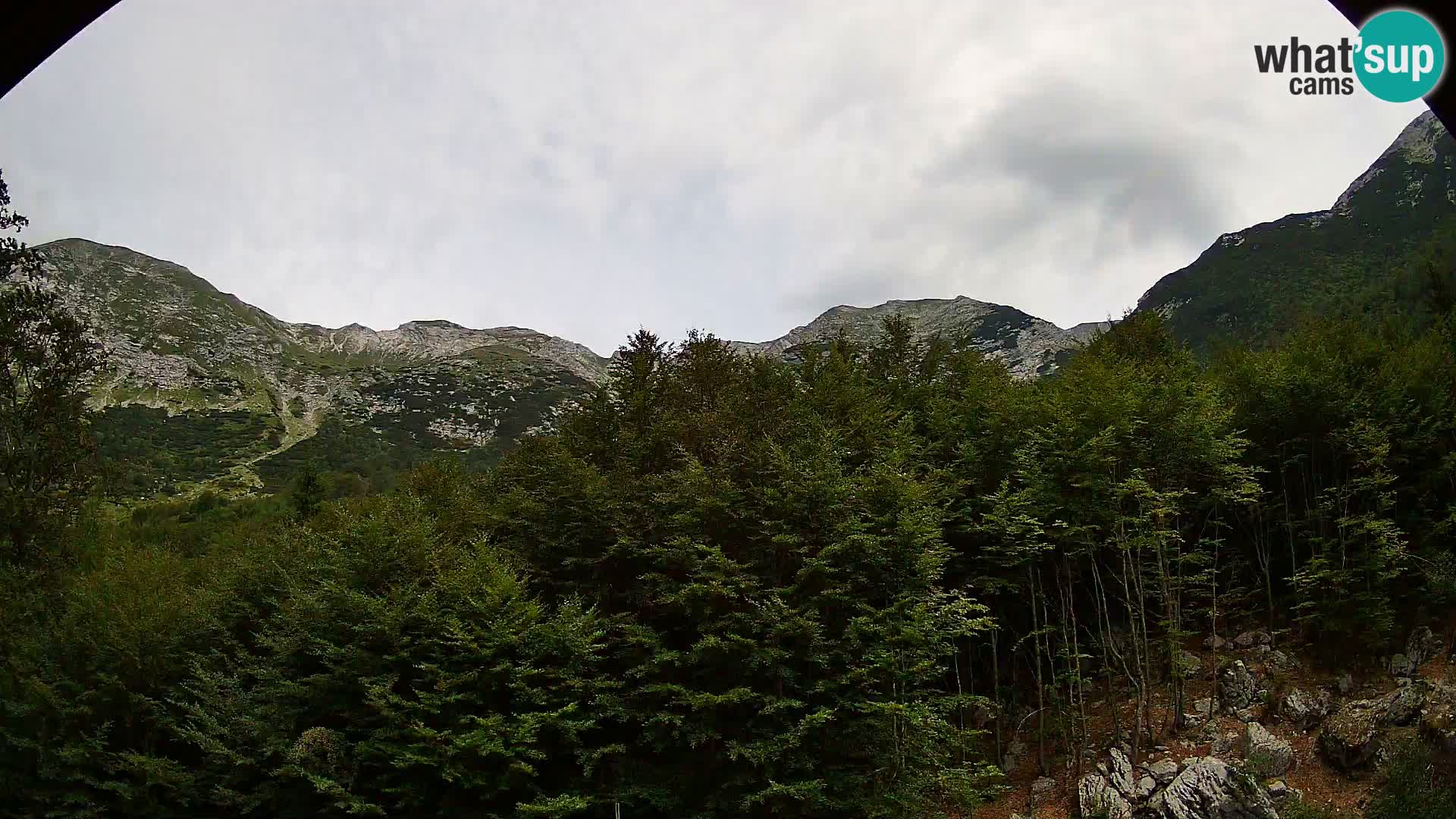 PLANINA RAZOR webcam (1315) | view to Vogel and Globoko