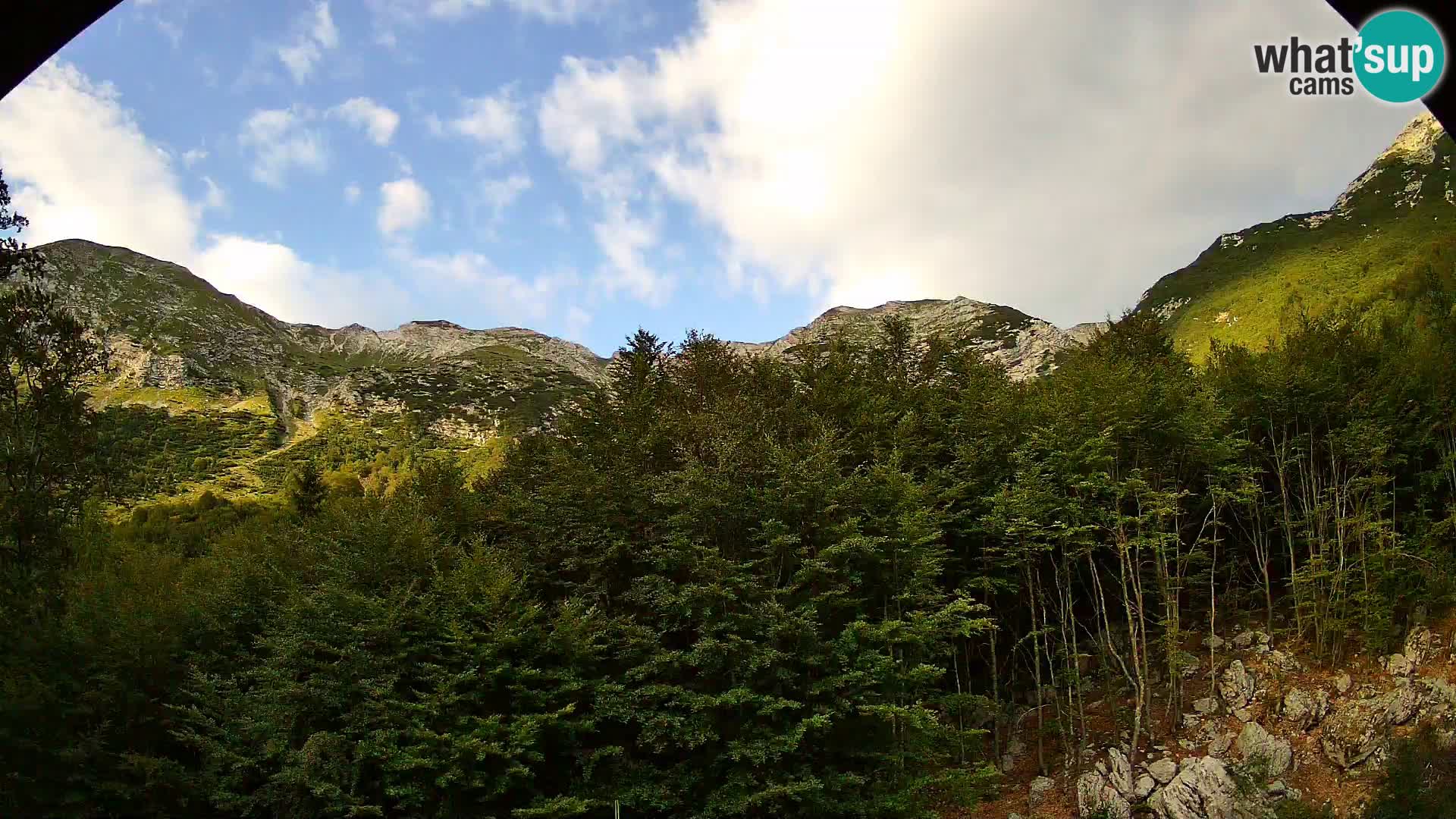 Cámara web PLANINA RAZOR (1315) | vista a Vogel y Globoko