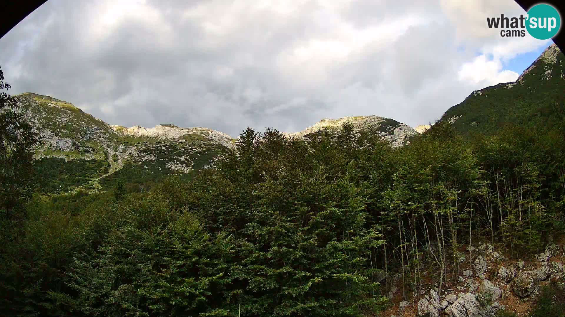 PLANINA RAZOR webcam (1315) | view to Vogel and Globoko