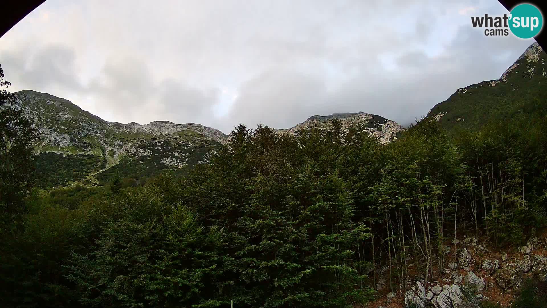 PLANINA RAZOR webcam (1315) | view to Vogel and Globoko
