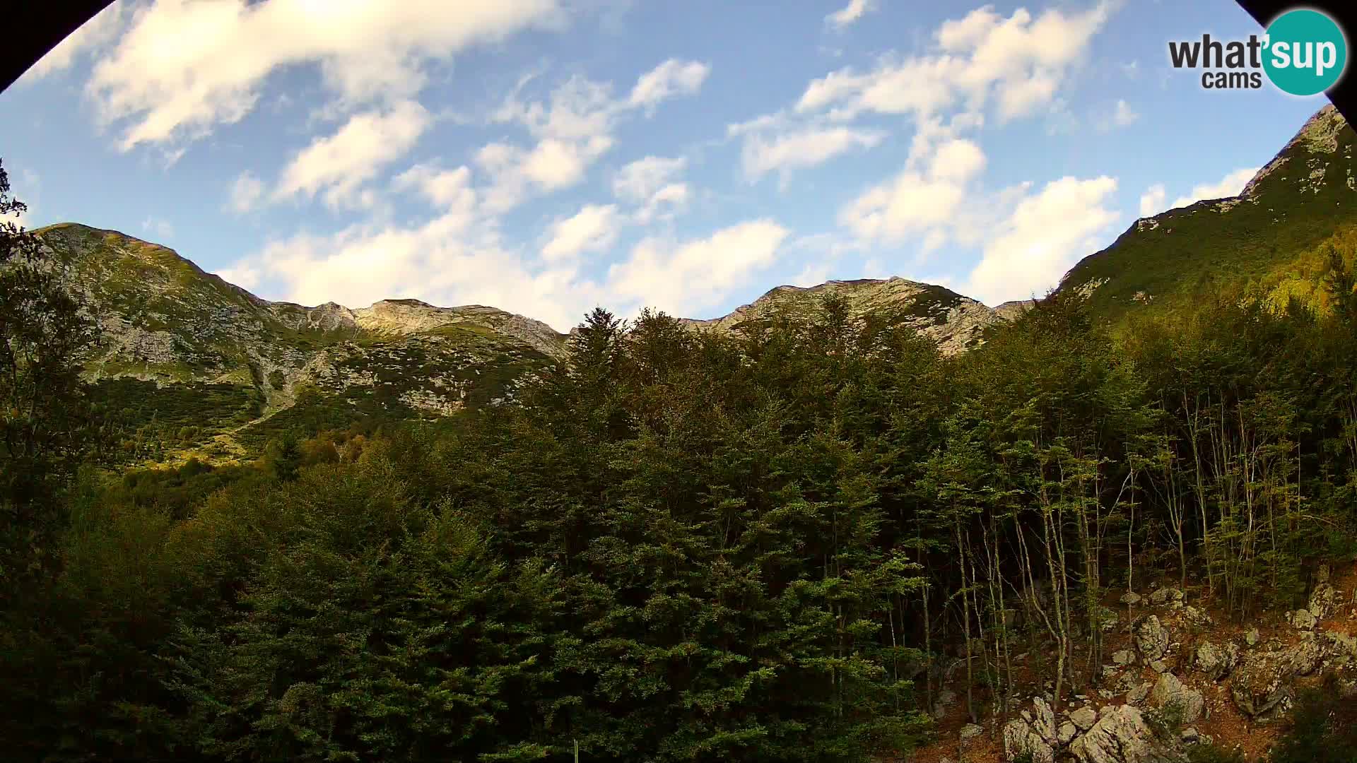 PLANINA RAZOR webcam (1315) | view to Vogel and Globoko