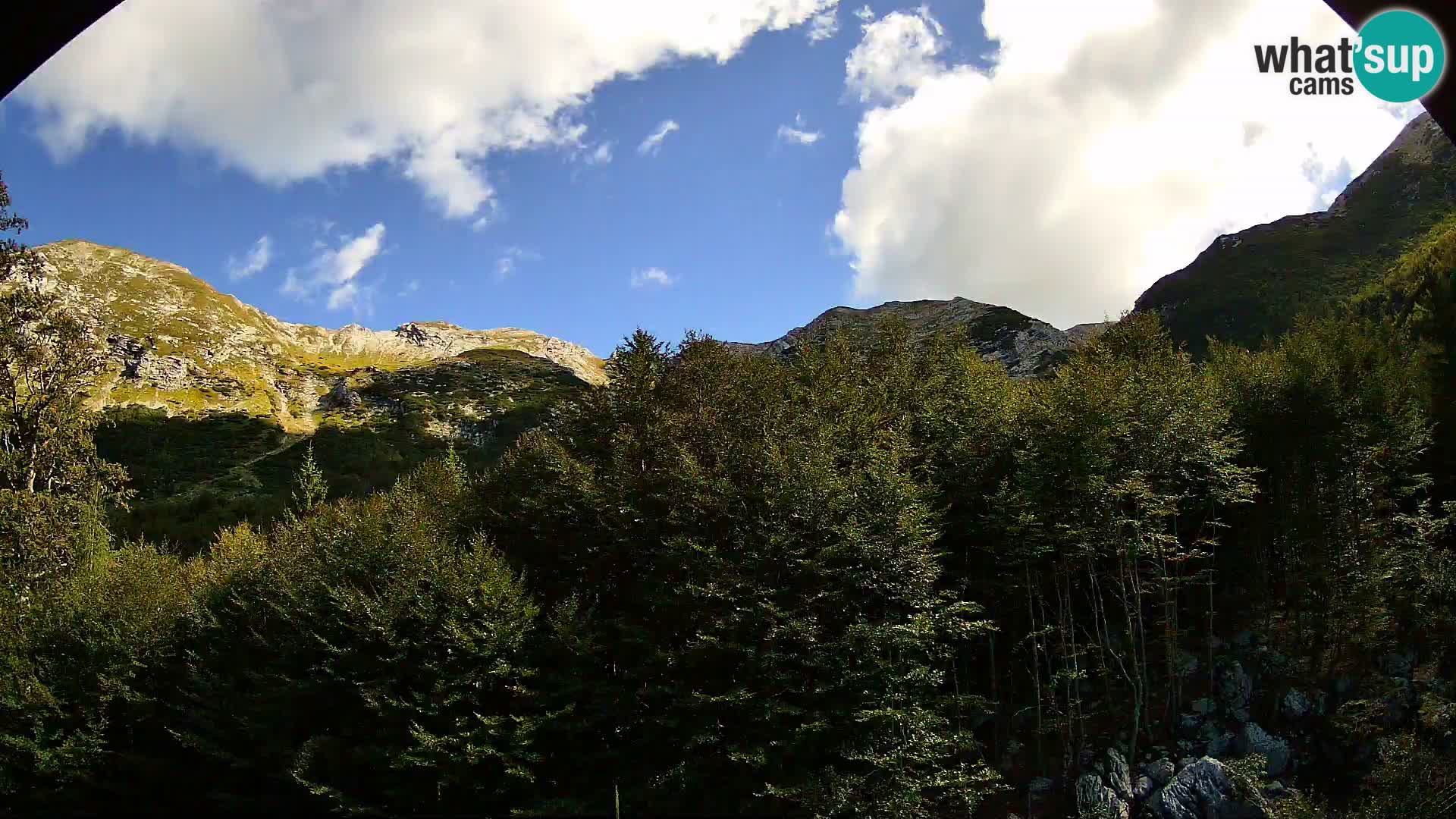 Cámara web PLANINA RAZOR (1315) | vista a Vogel y Globoko