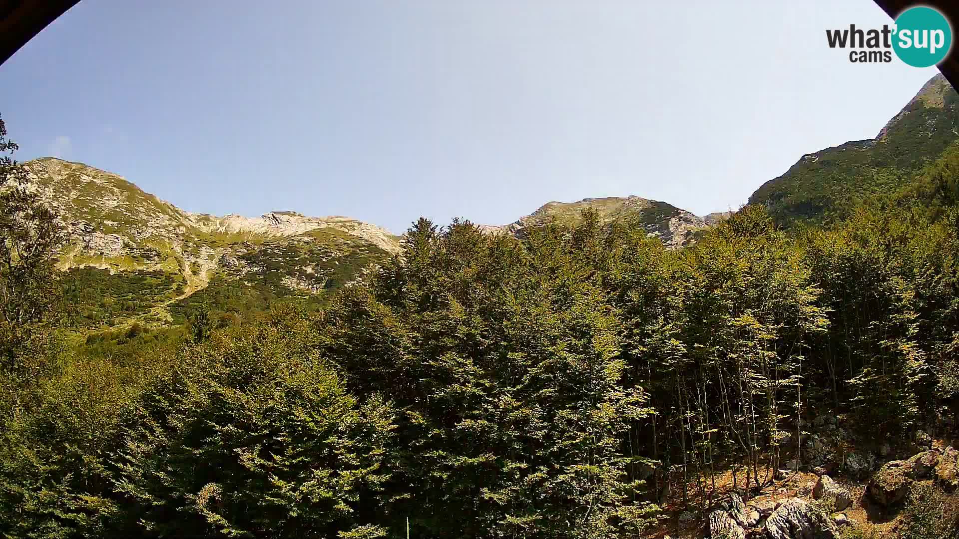 PLANINA RAZOR webcam (1315) | view to Vogel and Globoko