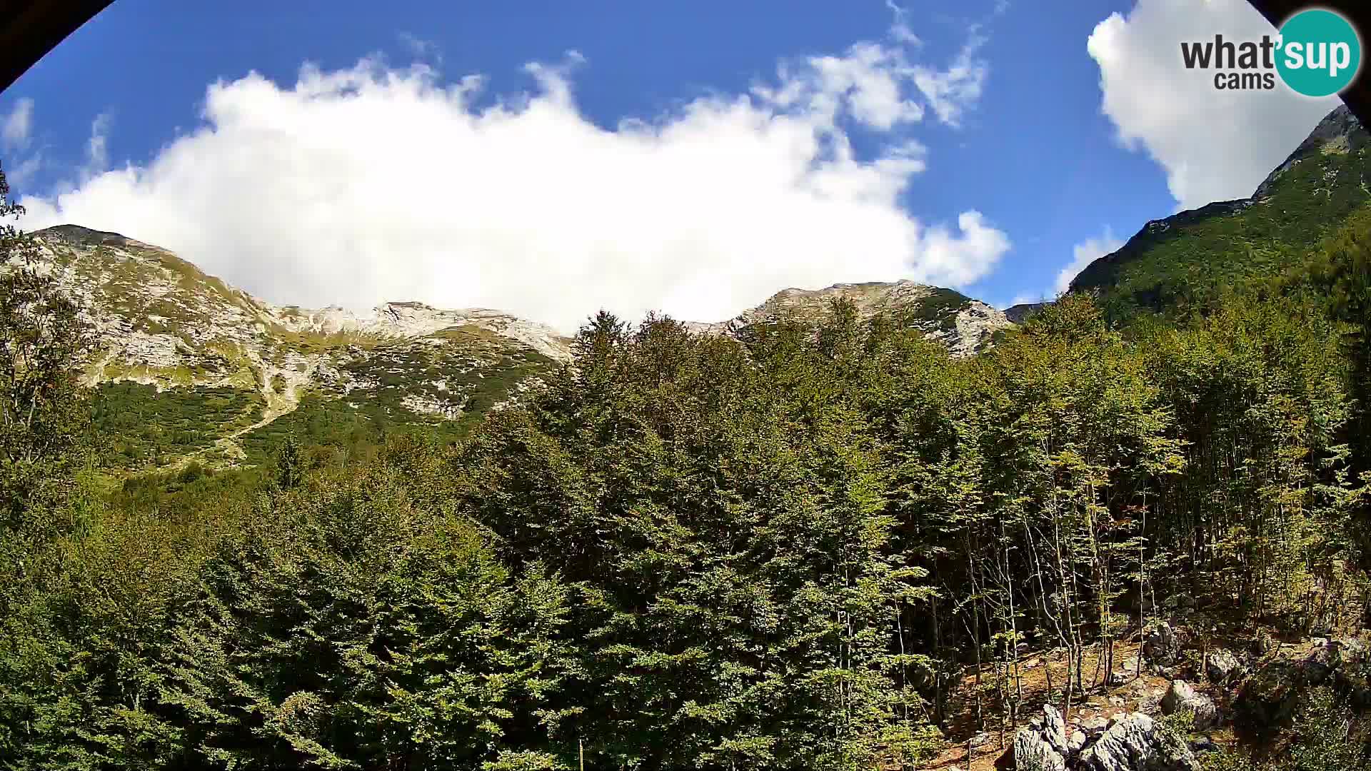 PLANINA RAZOR webcam (1315) | view to Vogel and Globoko