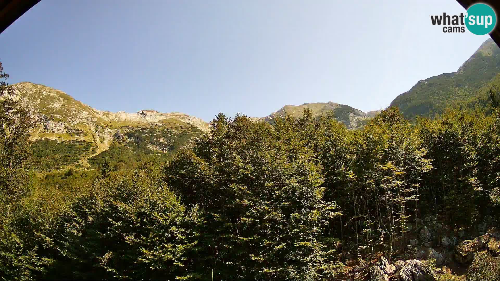 Cámara web PLANINA RAZOR (1315) | vista a Vogel y Globoko