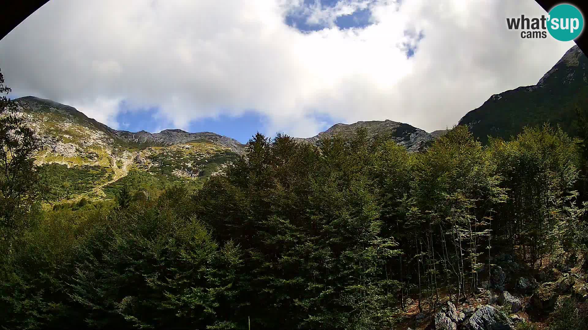 PLANINA RAZOR webcam (1315) | view to Vogel and Globoko