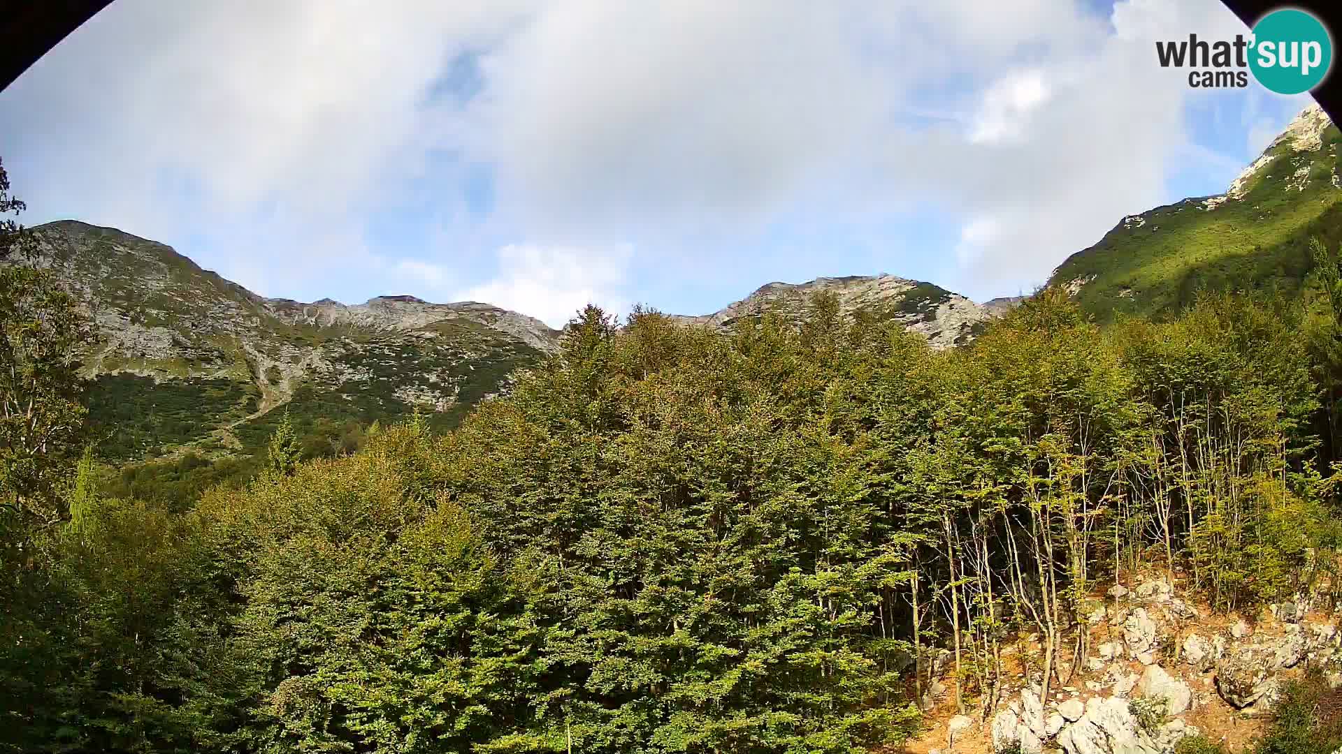 Cámara web PLANINA RAZOR (1315) | vista a Vogel y Globoko