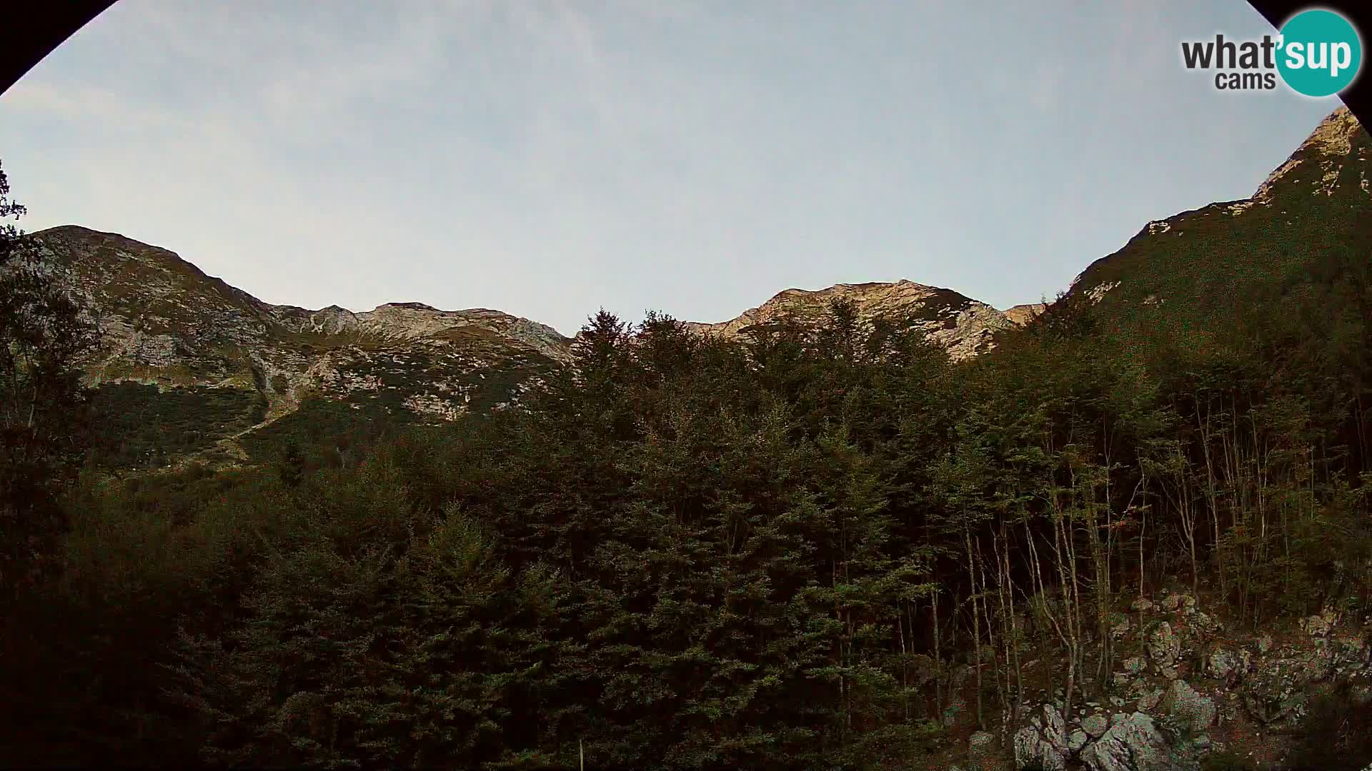 Cámara web PLANINA RAZOR (1315) | vista a Vogel y Globoko