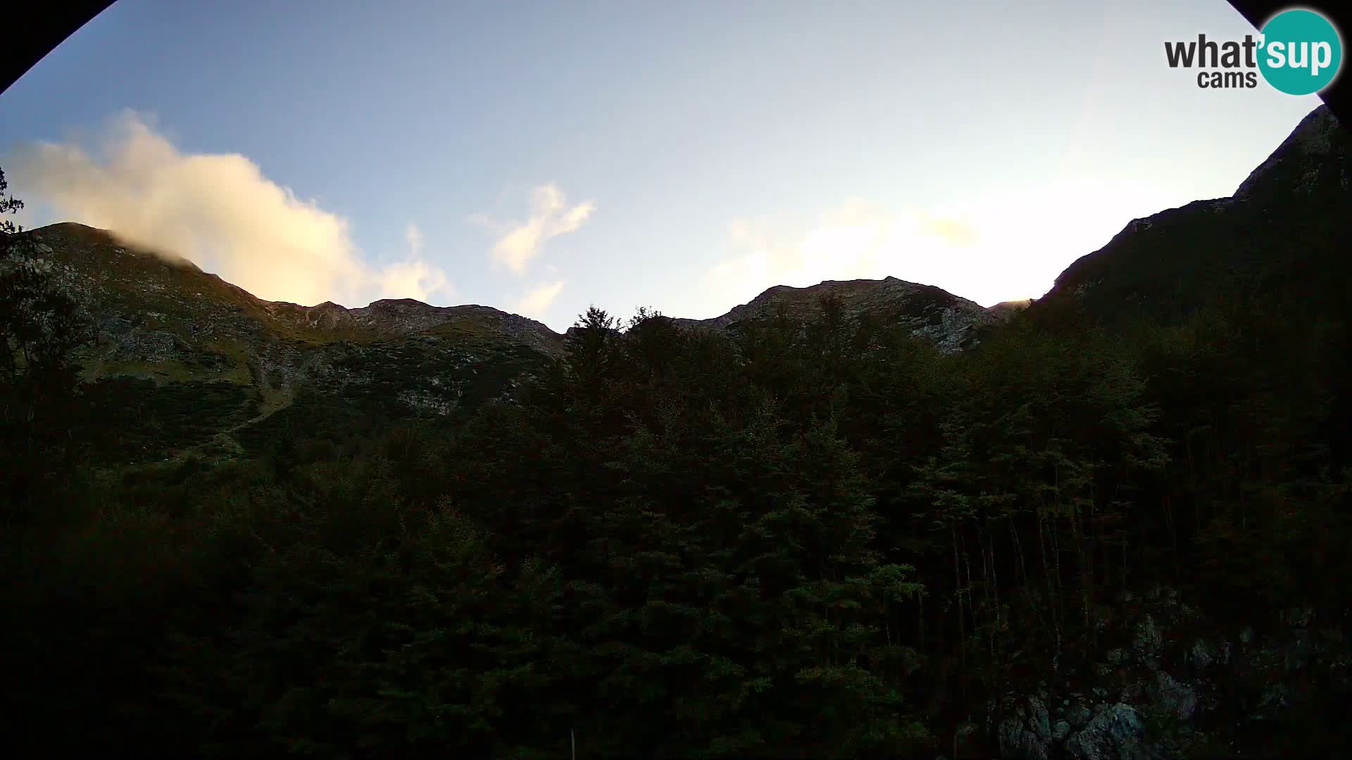 Cámara web PLANINA RAZOR (1315) | vista a Vogel y Globoko