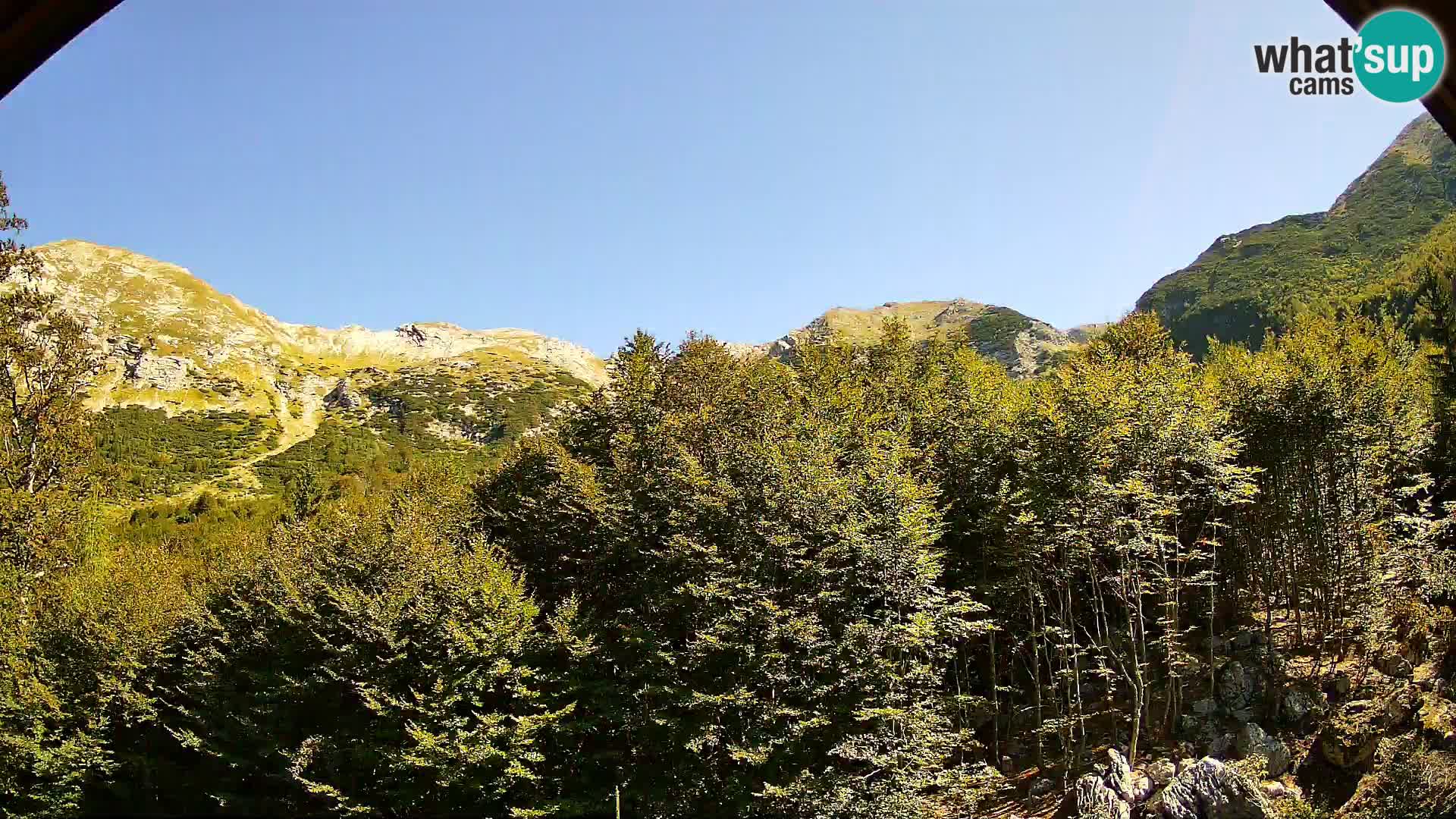 Cámara web PLANINA RAZOR (1315) | vista a Vogel y Globoko