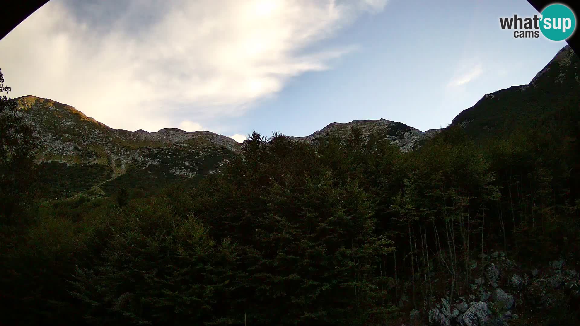 Cámara web PLANINA RAZOR (1315) | vista a Vogel y Globoko