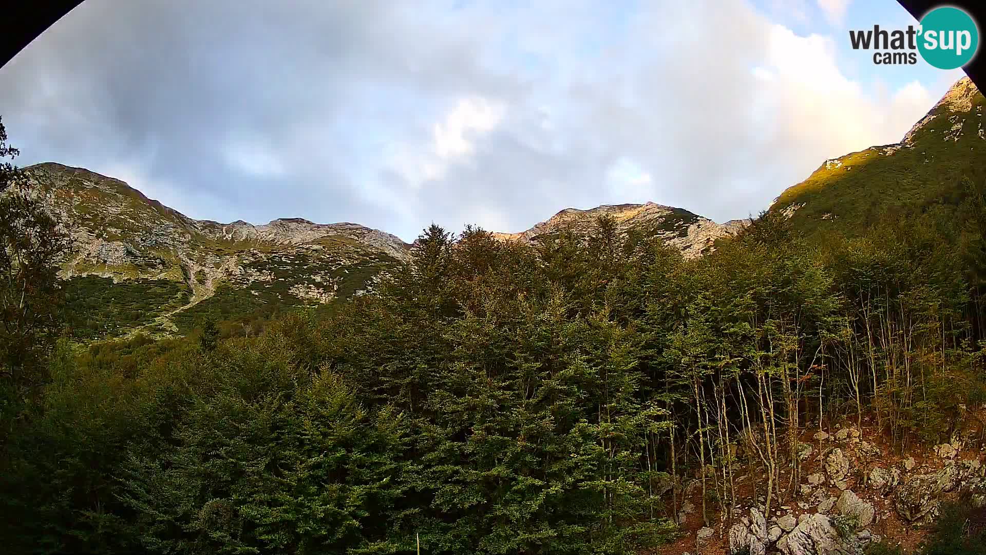 Cámara web PLANINA RAZOR (1315) | vista a Vogel y Globoko