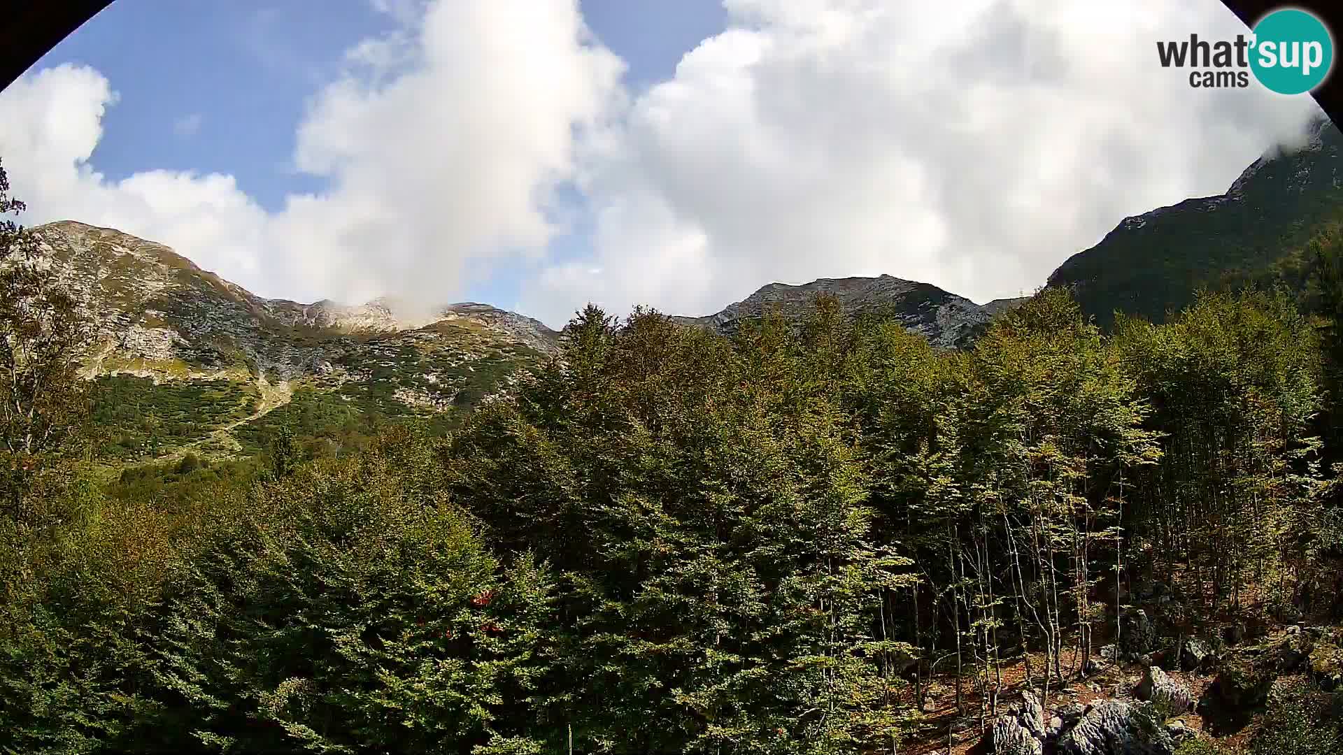 PLANINA RAZOR webcam (1315) | view to Vogel and Globoko