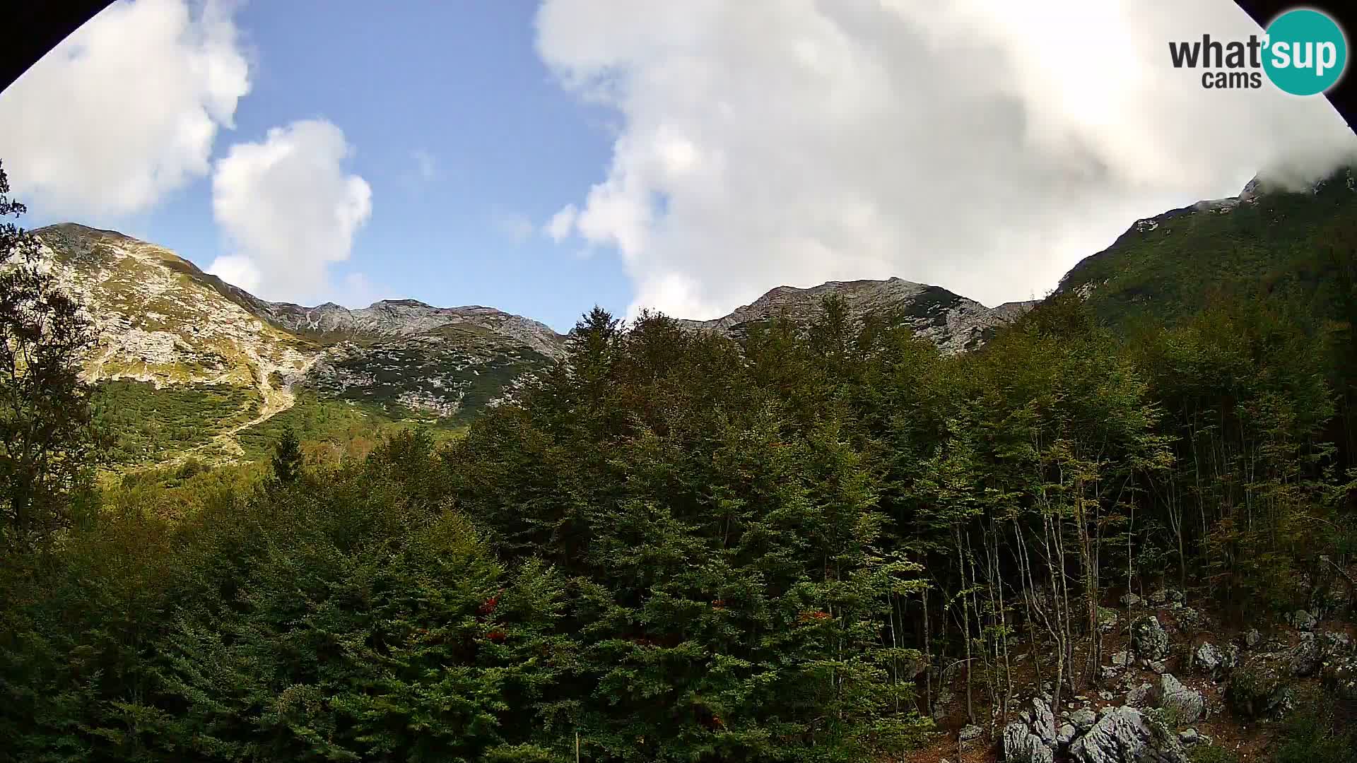 PLANINA RAZOR Live Cam (1315) | vista su Vogel e Globoko