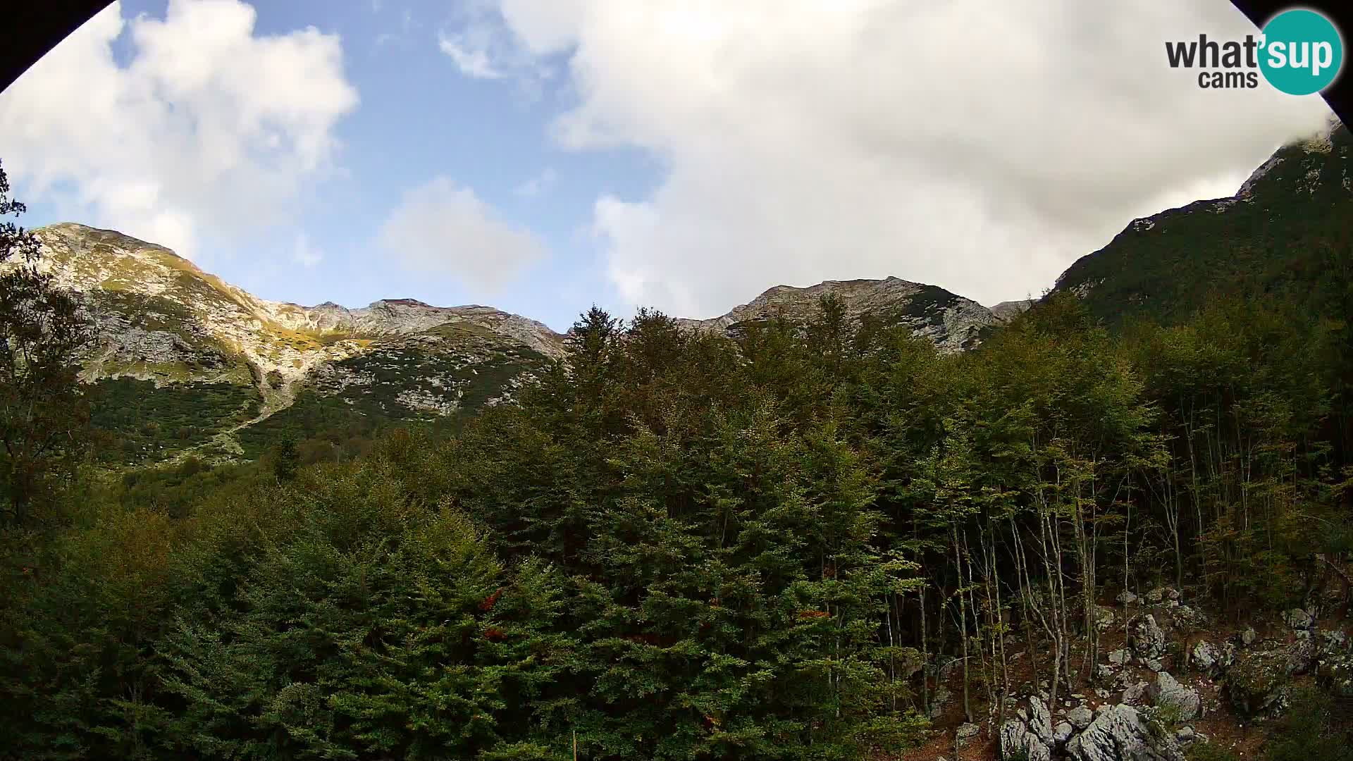Cámara web PLANINA RAZOR (1315) | vista a Vogel y Globoko