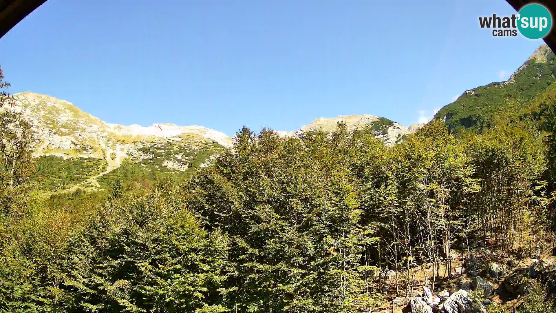 PLANINA RAZOR webcam (1315) | view to Vogel and Globoko