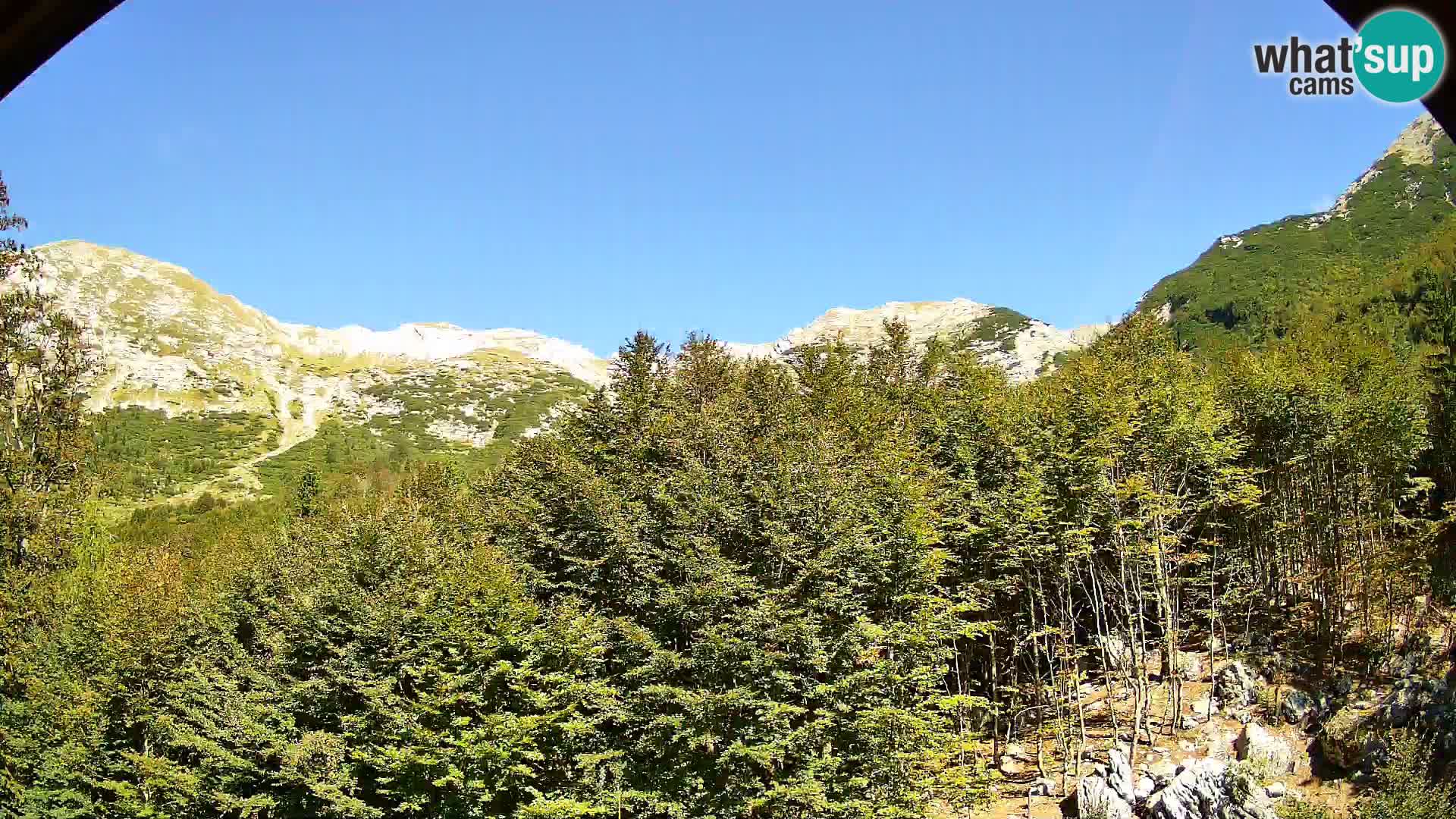 Cámara web PLANINA RAZOR (1315) | vista a Vogel y Globoko