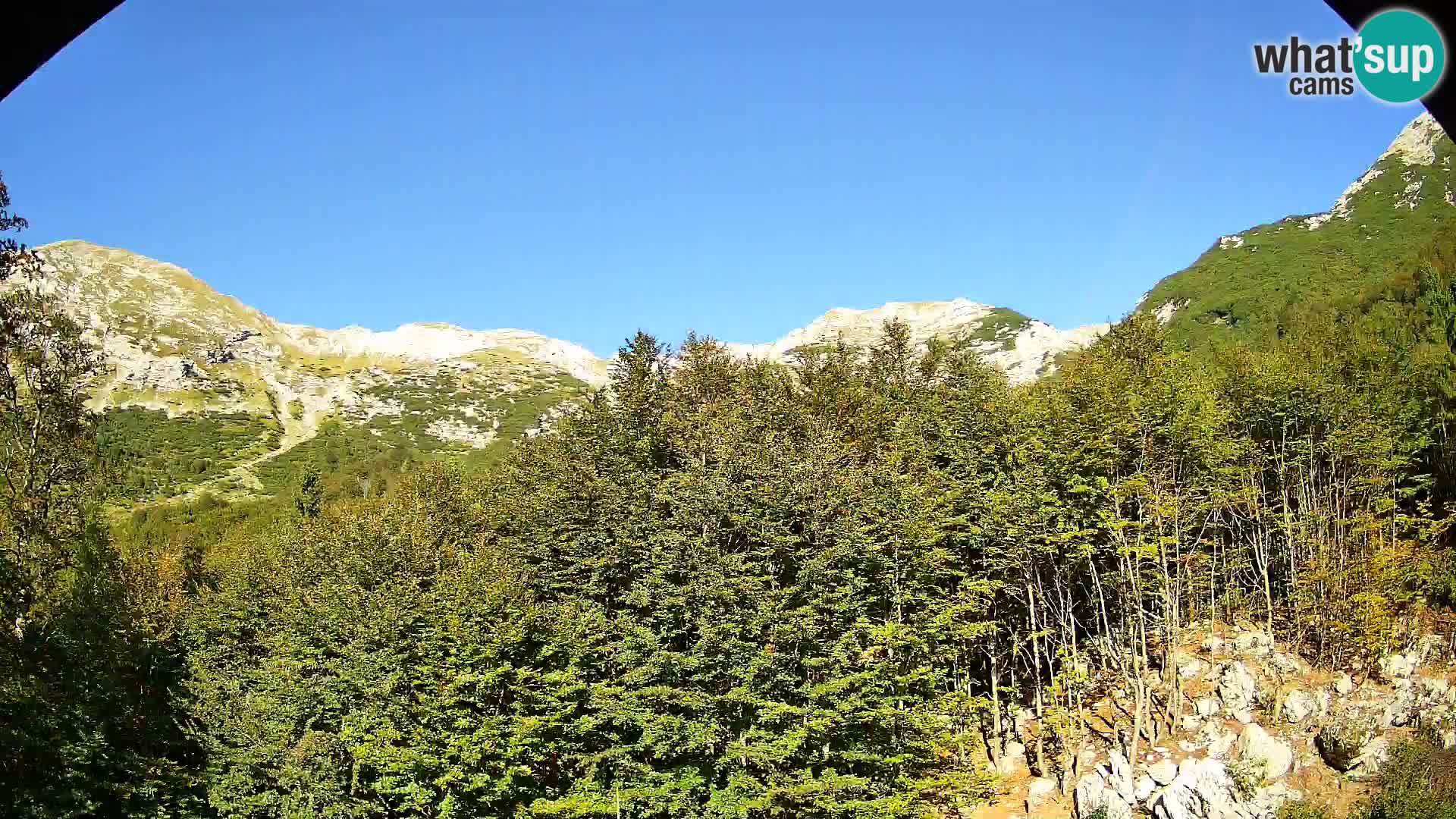 PLANINA RAZOR Live Cam (1315) | vista su Vogel e Globoko