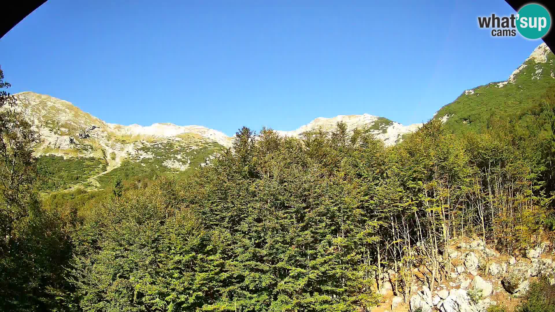 PLANINA RAZOR webcam (1315) | view to Vogel and Globoko