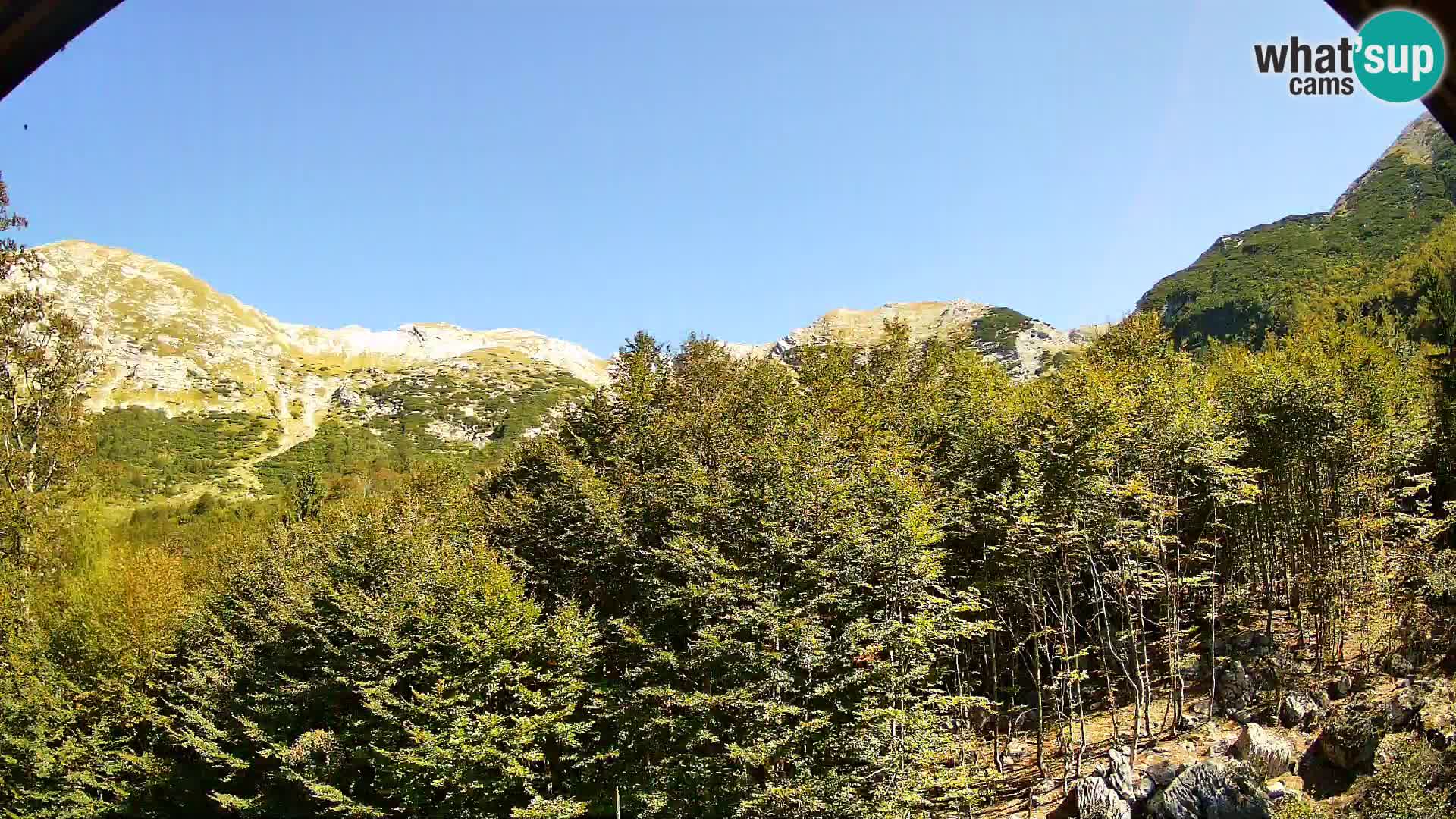PLANINA RAZOR webcam (1315) | view to Vogel and Globoko