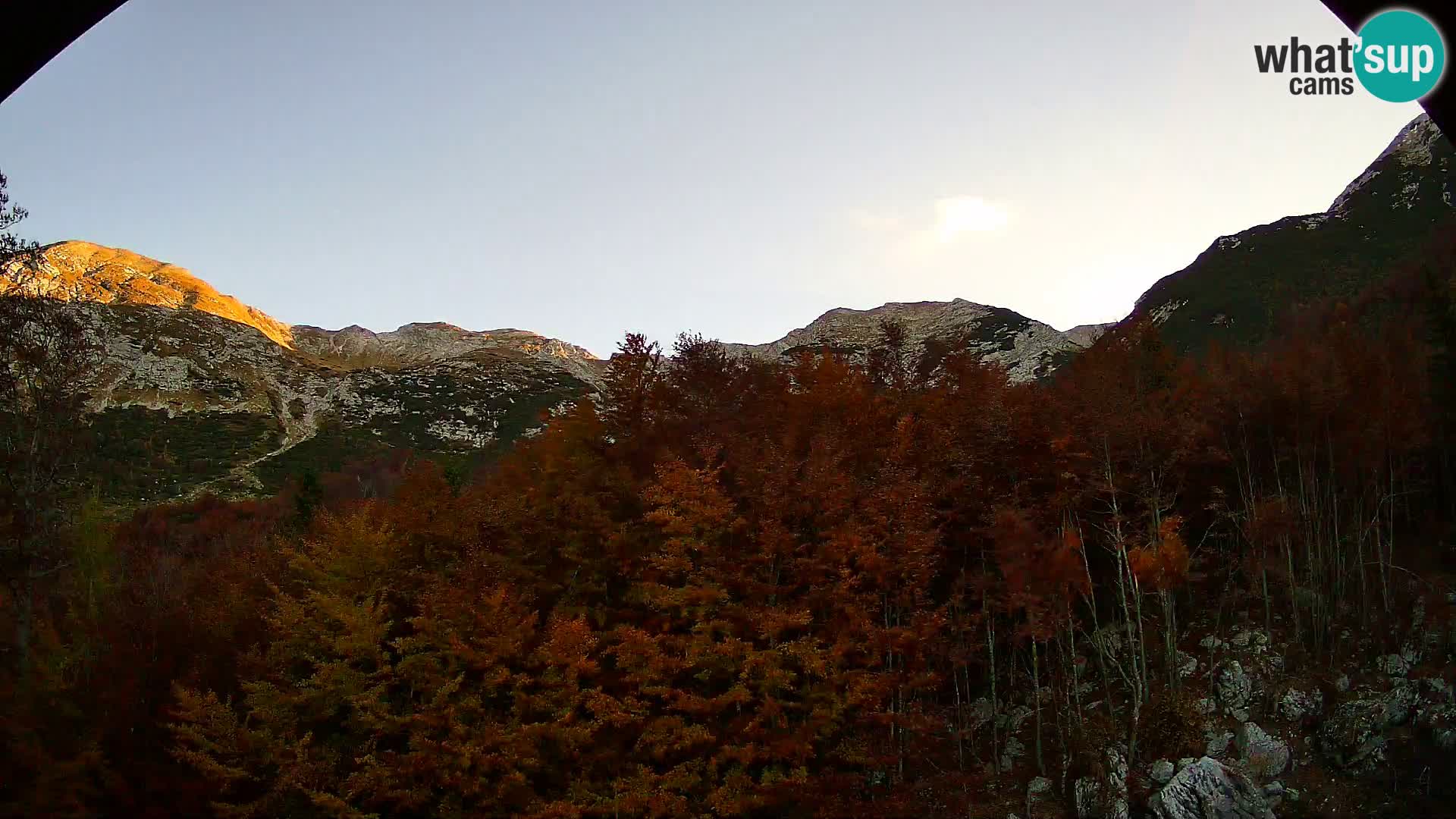 Cámara web PLANINA RAZOR (1315) | vista a Vogel y Globoko