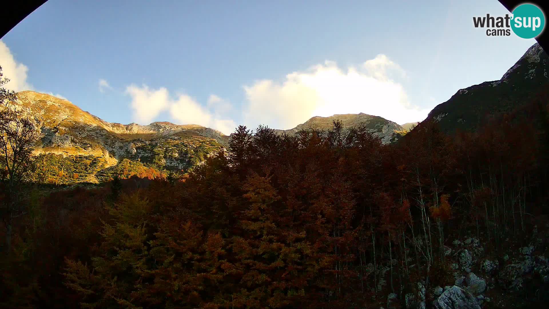 Cámara web PLANINA RAZOR (1315) | vista a Vogel y Globoko