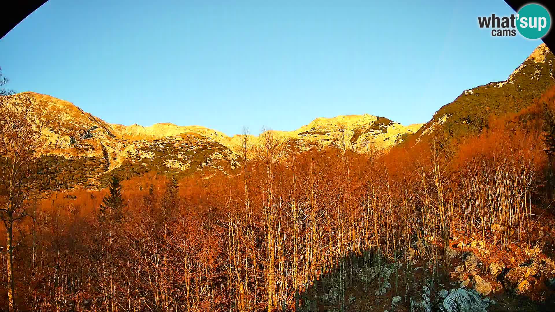 Cámara web PLANINA RAZOR (1315) | vista a Vogel y Globoko