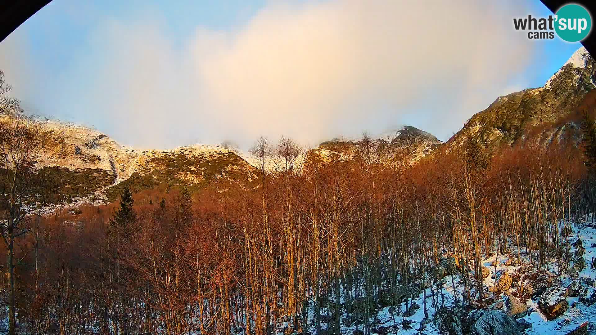 Cámara web PLANINA RAZOR (1315) | vista a Vogel y Globoko