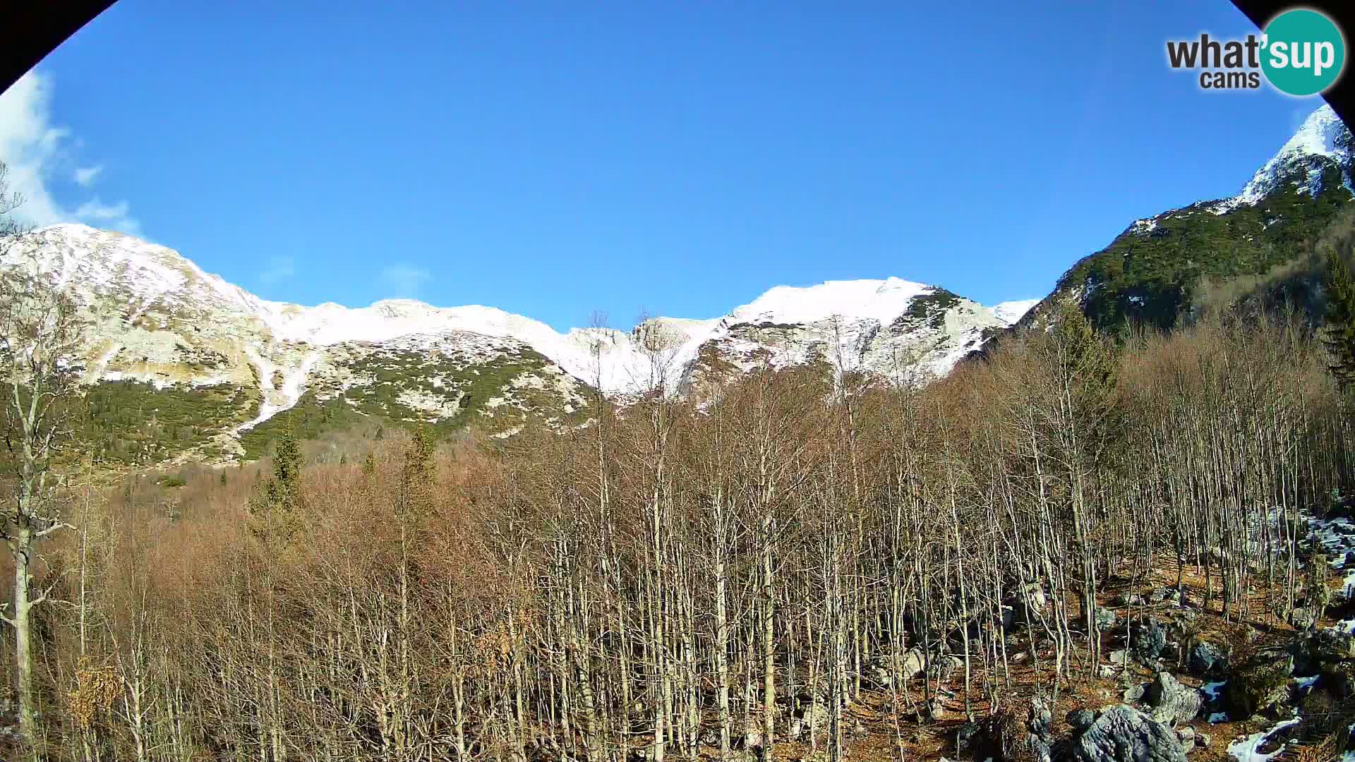 PLANINA RAZOR webcam (1315) | view to Vogel and Globoko